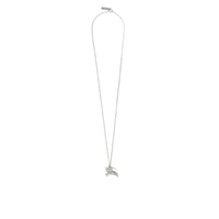 Collier en chaîne à emblème du Cavalier - Vintage Steel