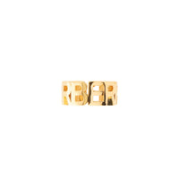 Bijou d'oreille à logo plaqué or - Light Gold