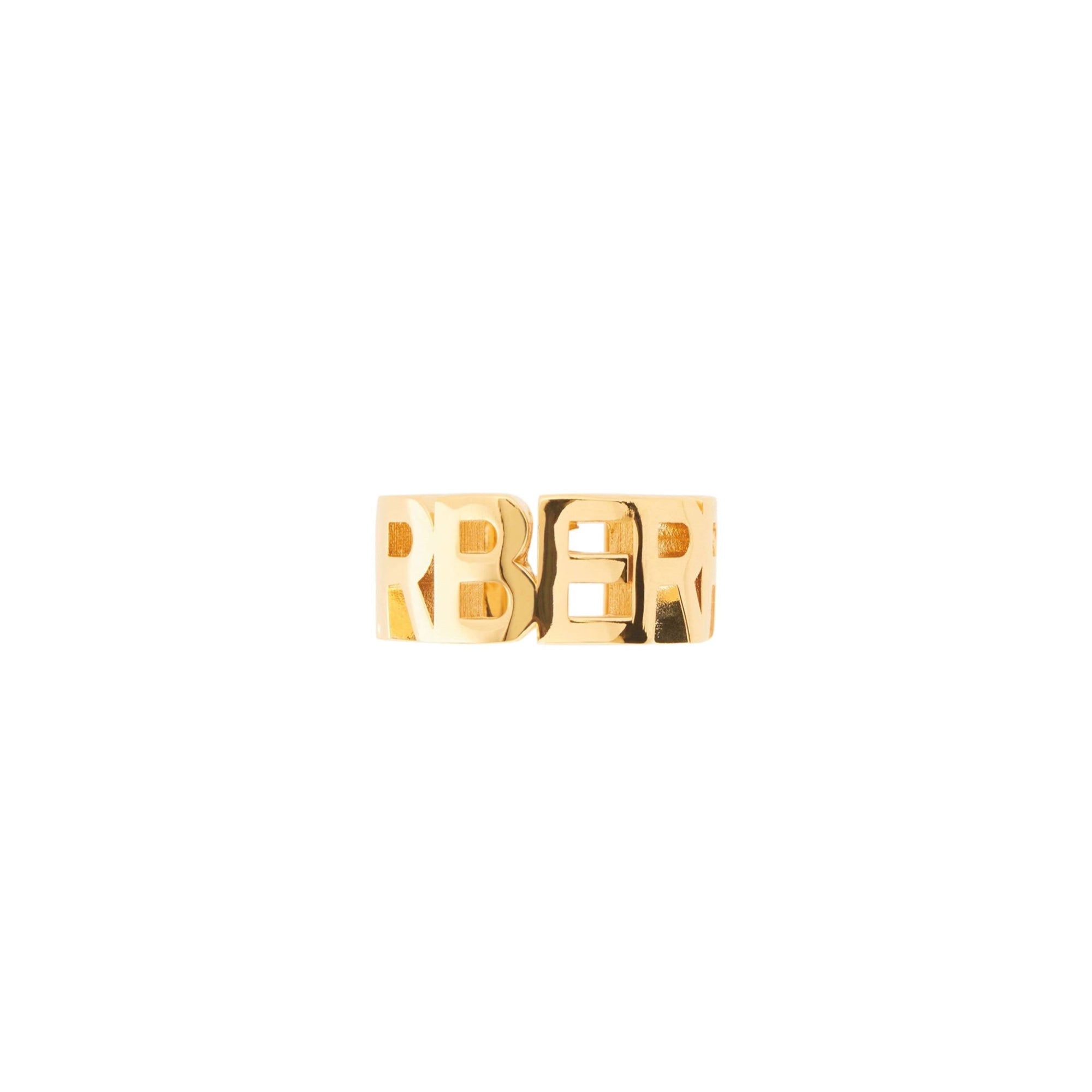 Bijou d'oreille à logo plaqué or - Light Gold