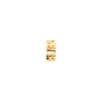 Bijou d'oreille à logo plaqué or - Light Gold