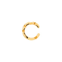 Bijou d'oreille à logo plaqué or - Light Gold