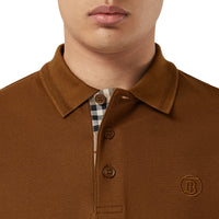 Polo à motif Monogram - Dark Birch Brown