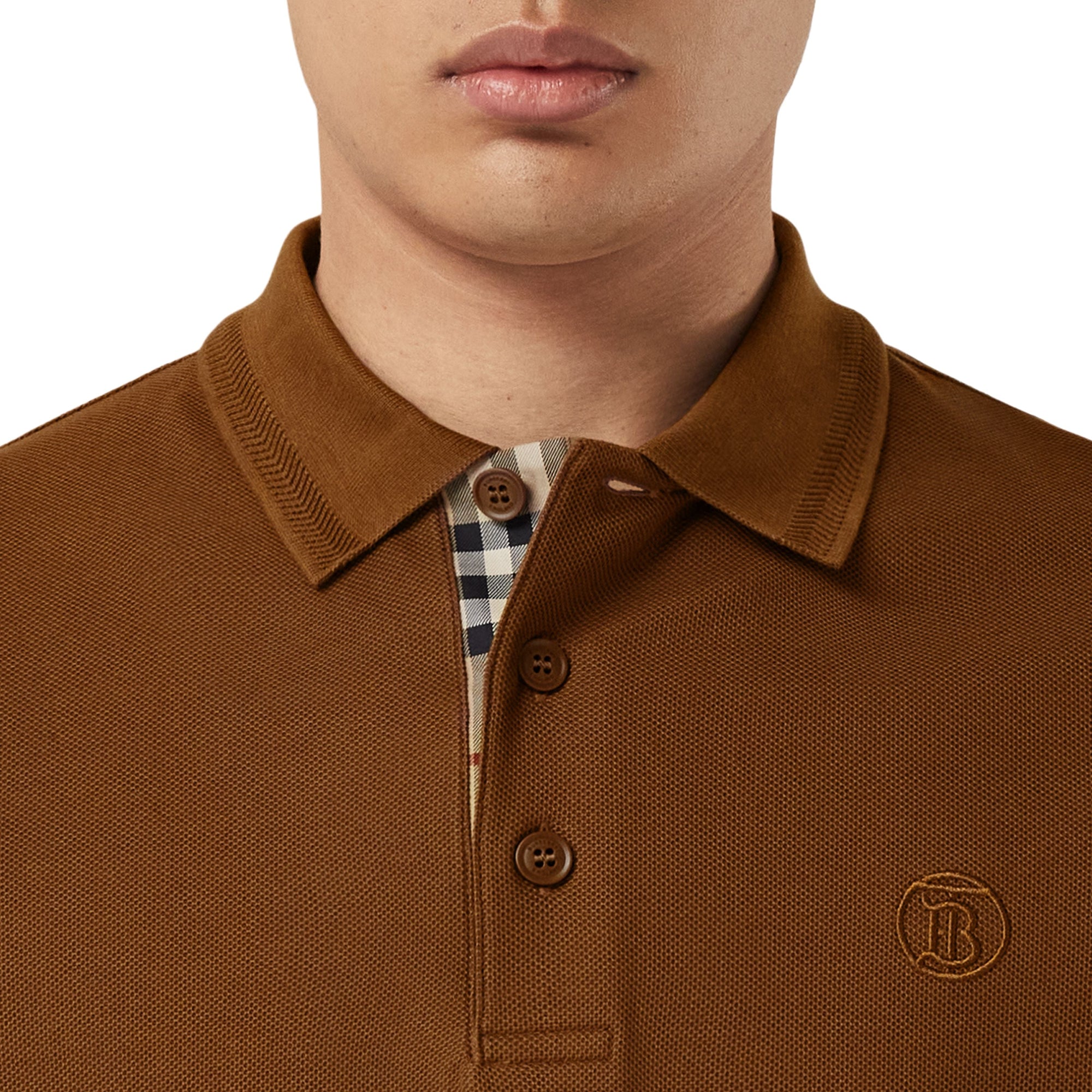 Polo à motif Monogram - Dark Birch Brown