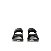 Sandales Arthur à logo en cuir - Black