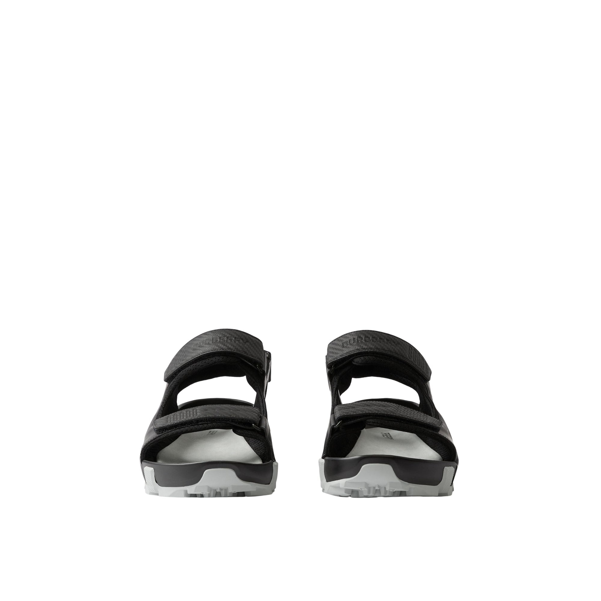 Sandales Arthur à logo en cuir - Black