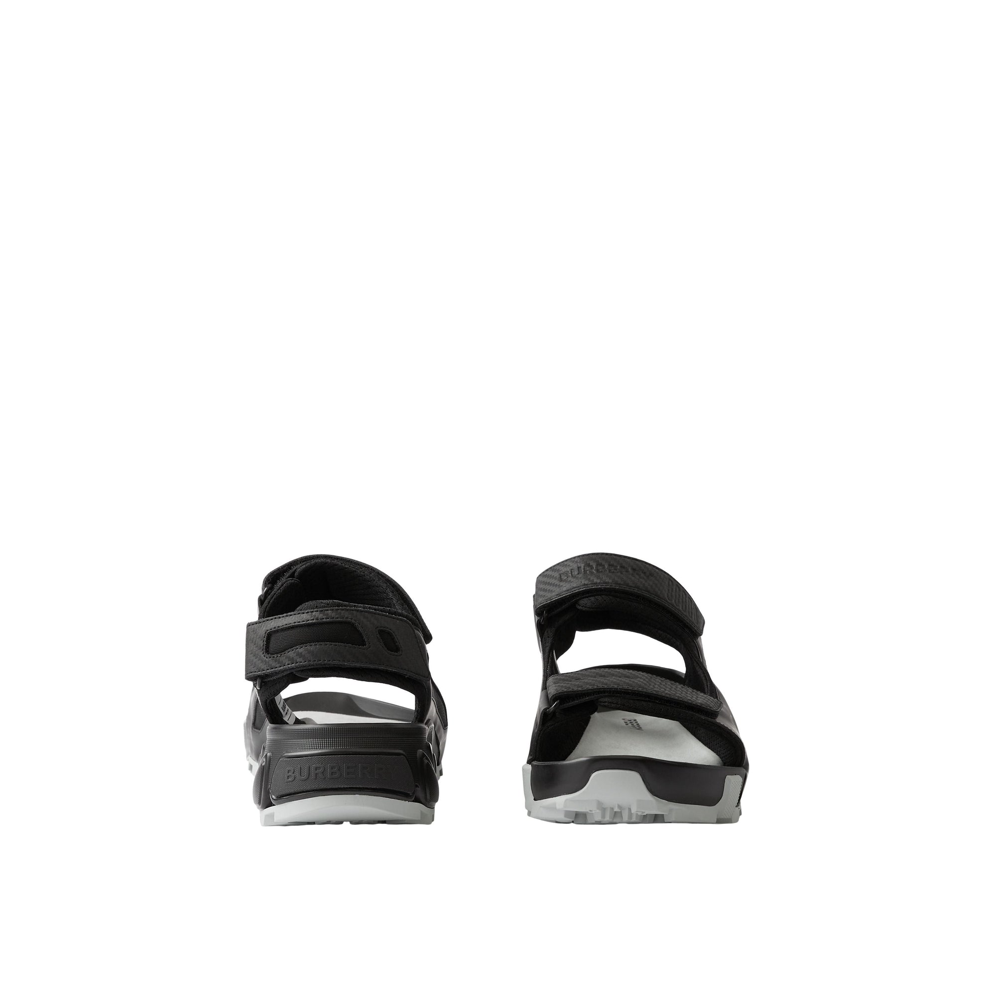 Sandales Arthur à logo en cuir - Black