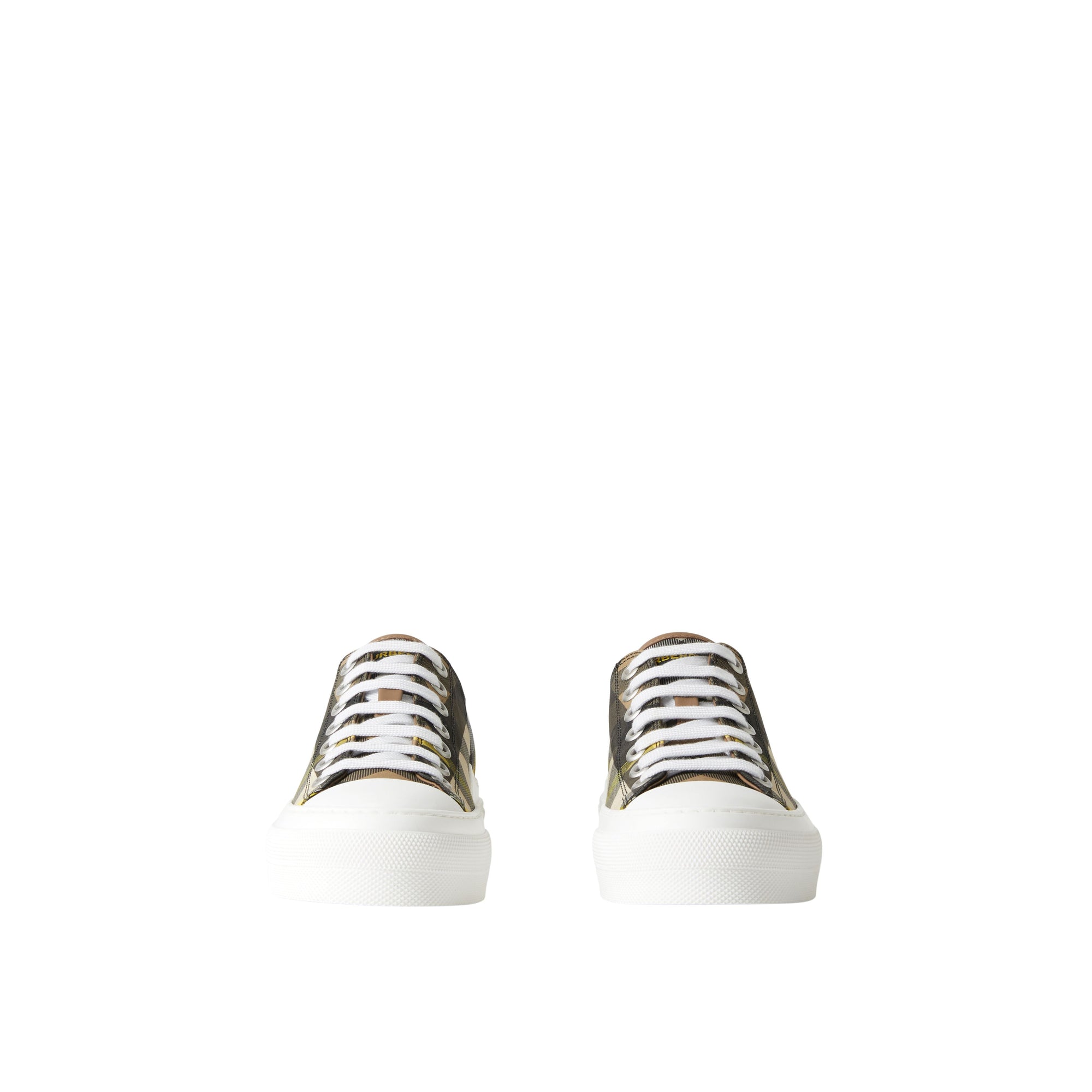 Sneakers en coton à carreaux - Wheat Check