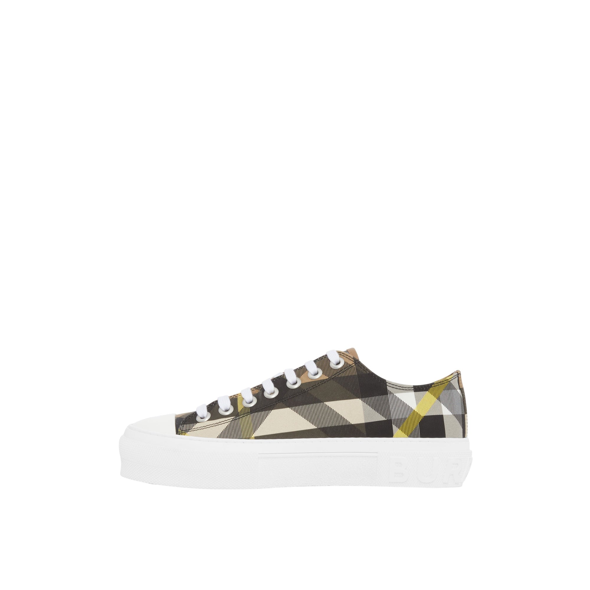 Sneakers en coton à carreaux - Wheat Check