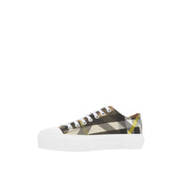Sneakers en coton à carreaux - Wheat Check