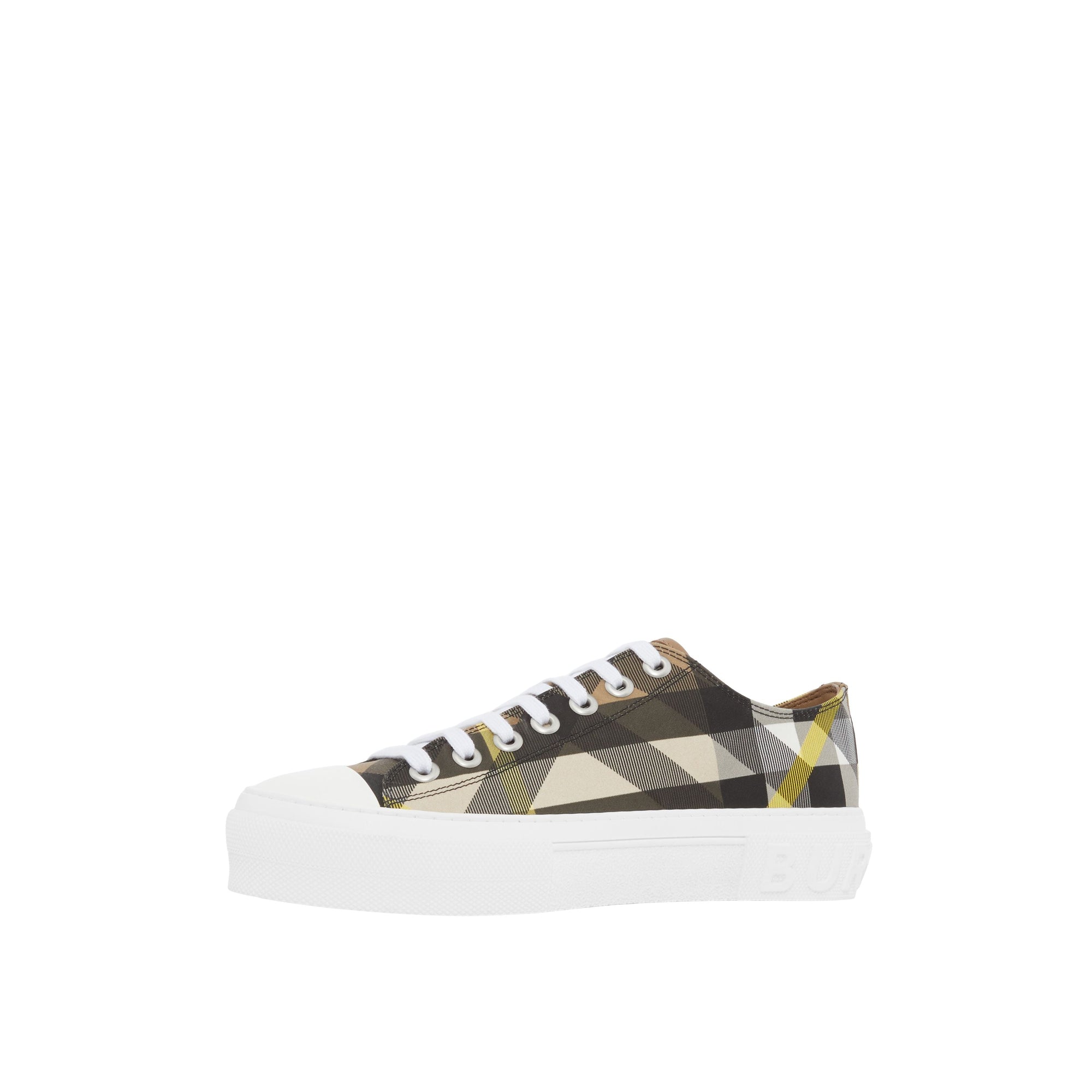 Sneakers en coton à carreaux - Wheat Check
