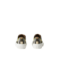 Sneakers en coton à carreaux - Wheat Check