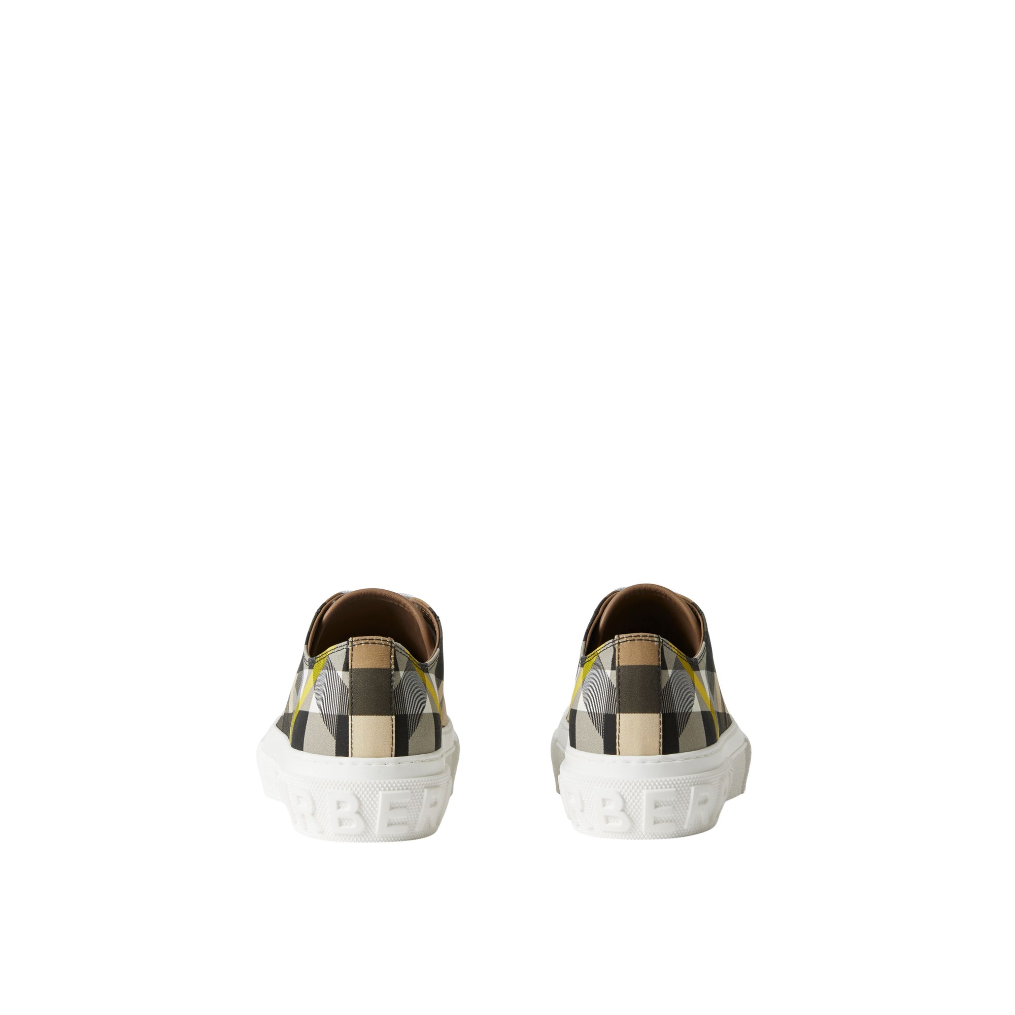 Sneakers en coton à carreaux - Wheat Check