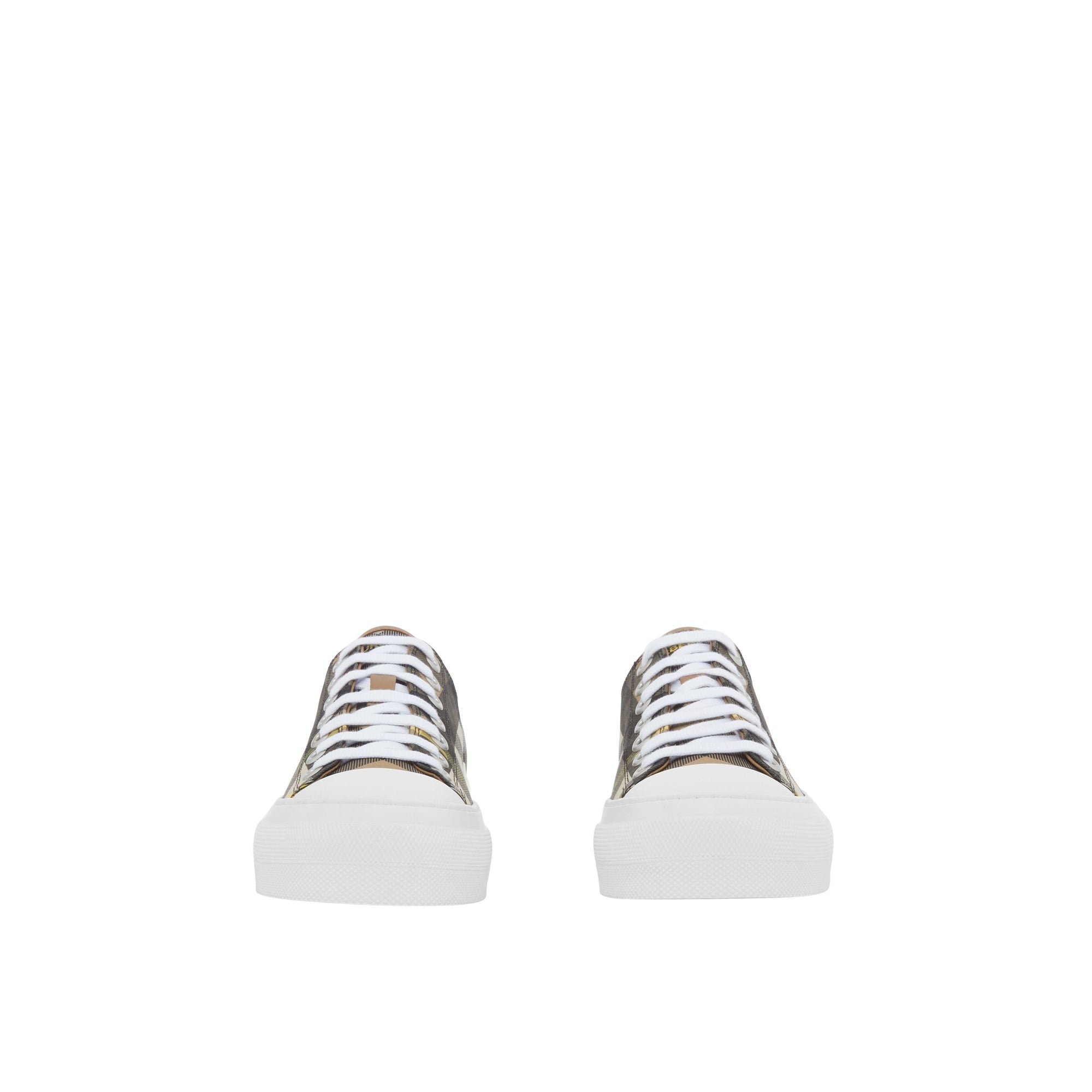 Sneakers en coton à carreaux - Wheat Check