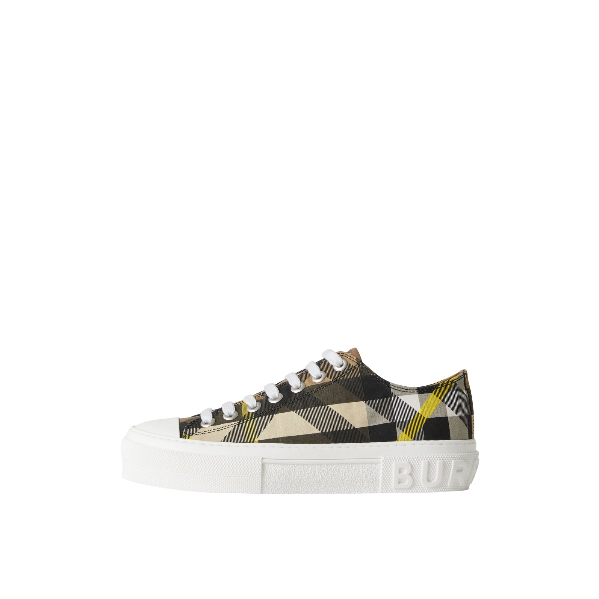 Sneakers en coton à carreaux - Wheat Check
