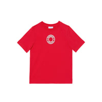 T-shirt en coton à logo graphique - Bright Red