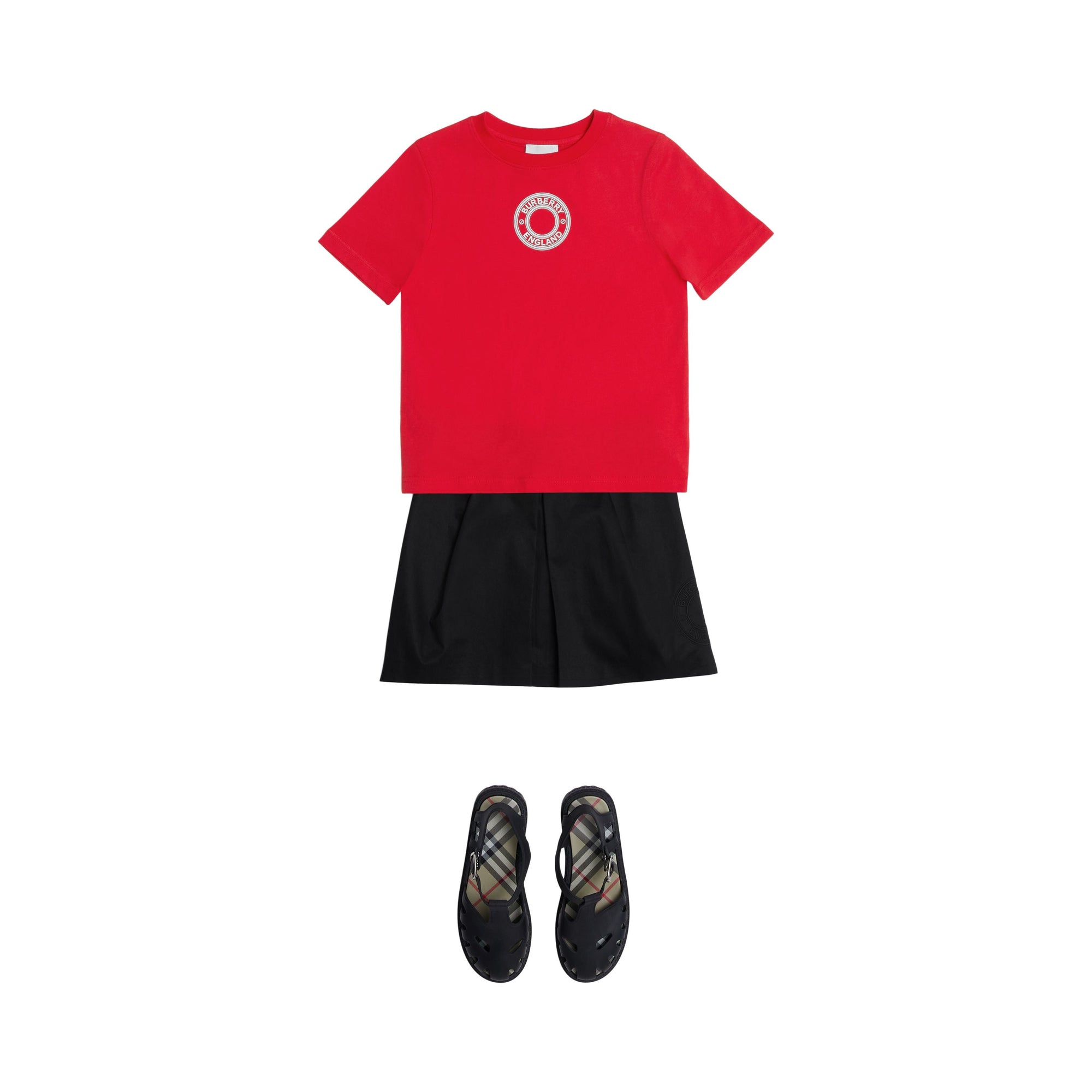 T-shirt en coton à logo graphique - Bright Red