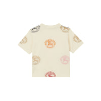 T-shirt en coton imprimé à motif cavalier - Pale Cream