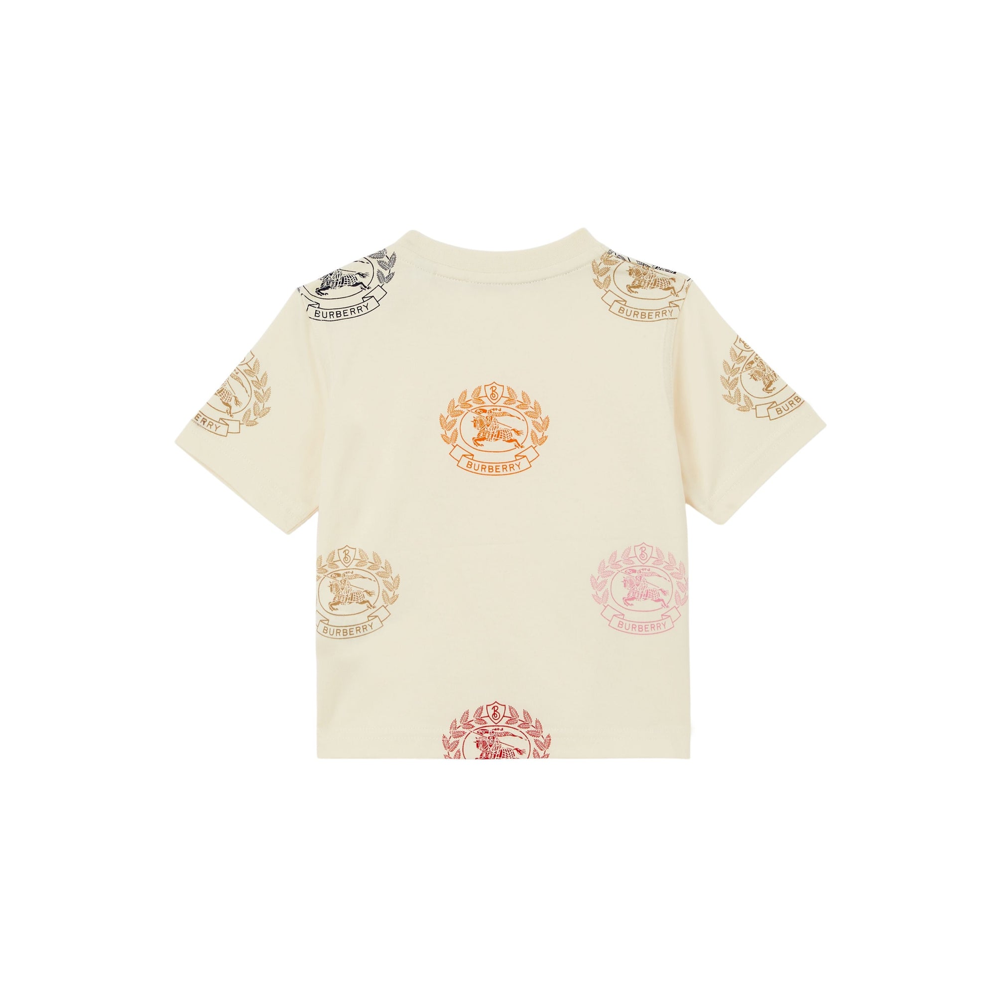 T-shirt en coton imprimé à motif cavalier - Pale Cream