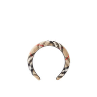 Serre-tête à motif Vintage check - Archive Beige Check