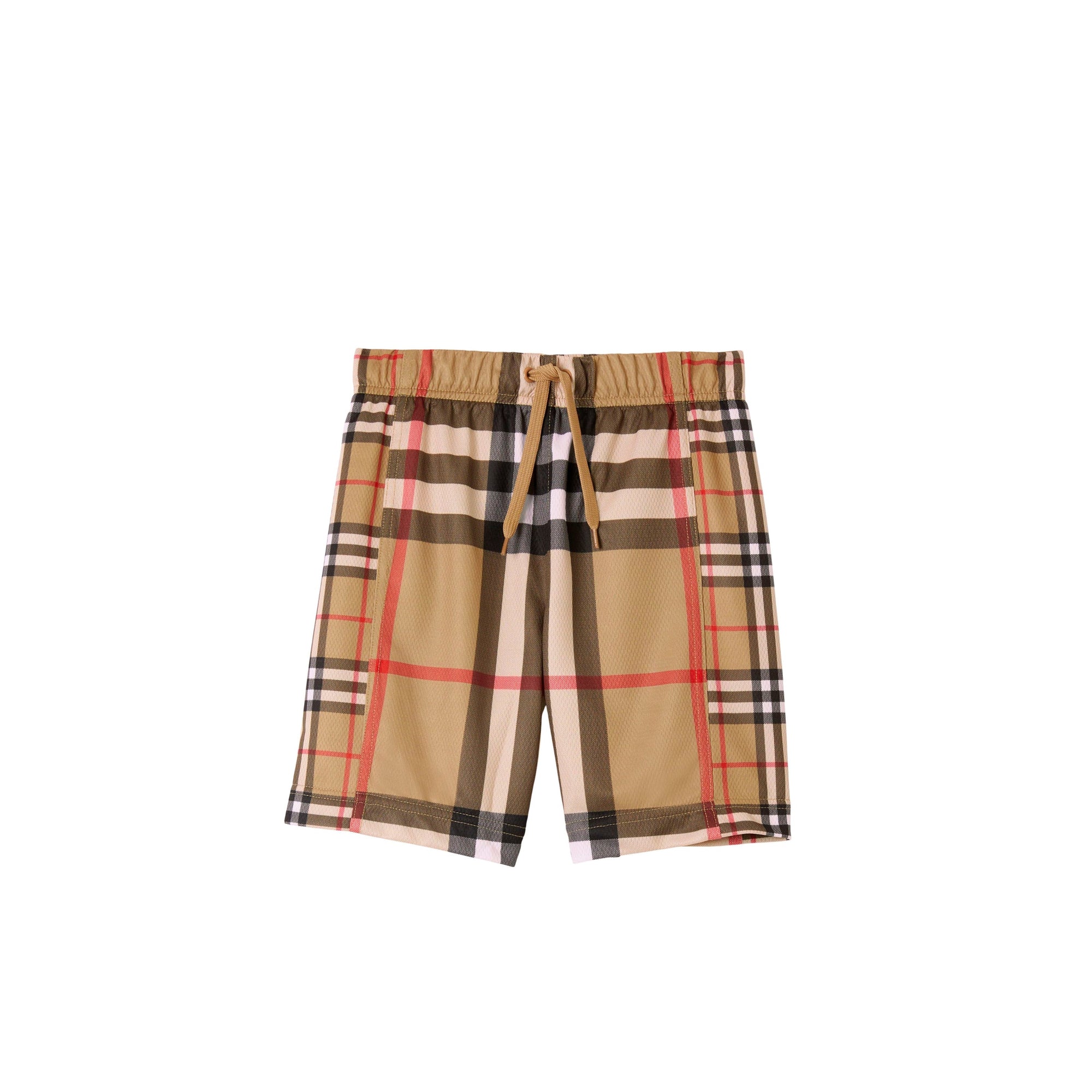 Short en mesh à motif check - Archive Beige Check