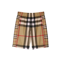 Short en mesh à motif check - Archive Beige Check