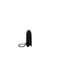 Portefeuille Lola en cuir matelassé - Black & Black