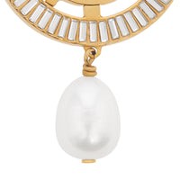 Bague plaquée or à perle - Light Gold