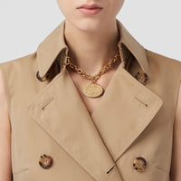 Robe trench sans manches - Honey