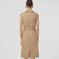 Robe trench sans manches - Honey