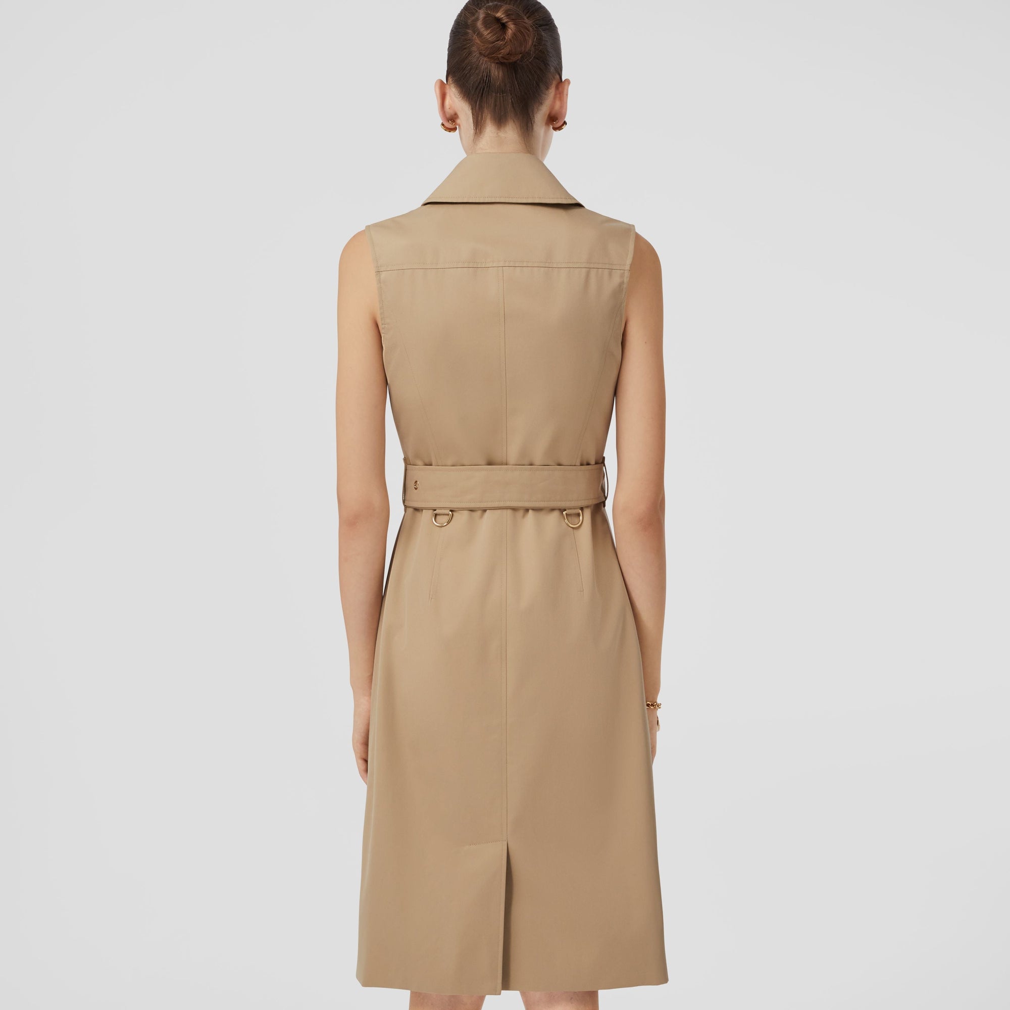 Robe trench sans manches - Honey