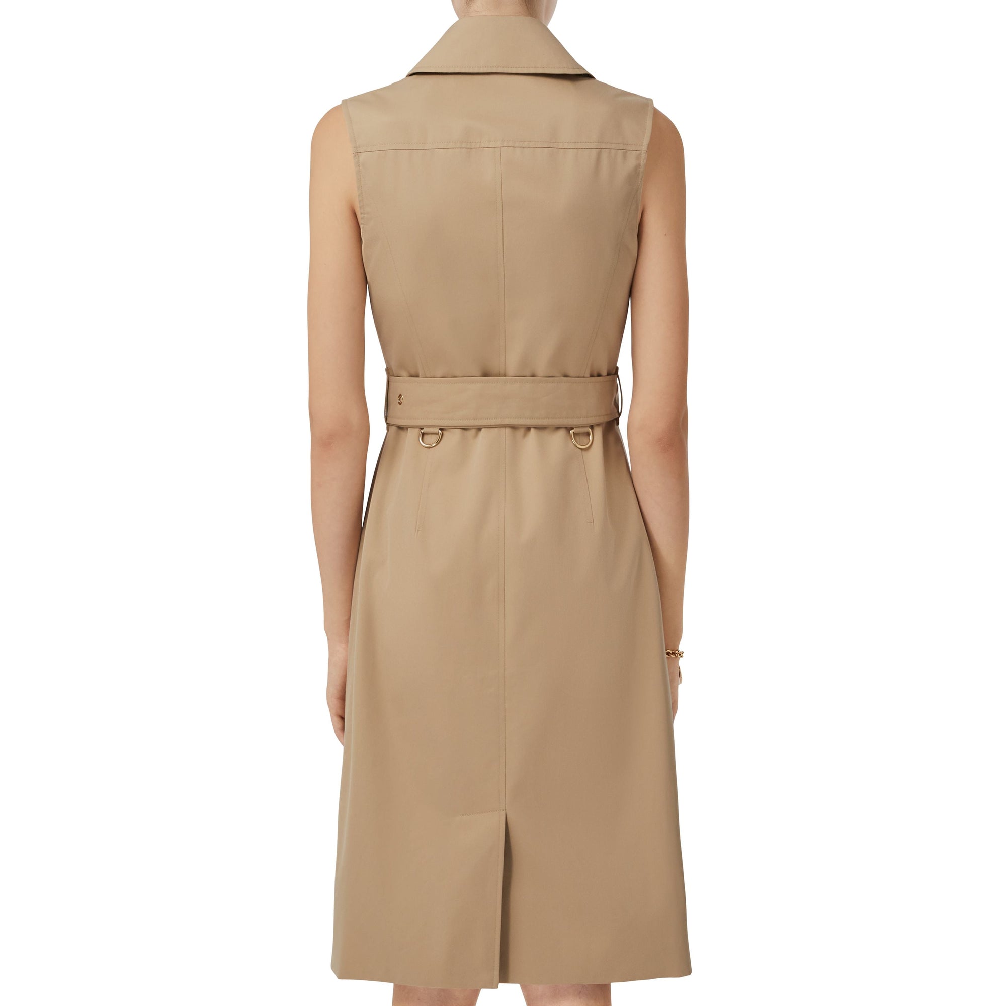 Robe trench sans manches - Honey