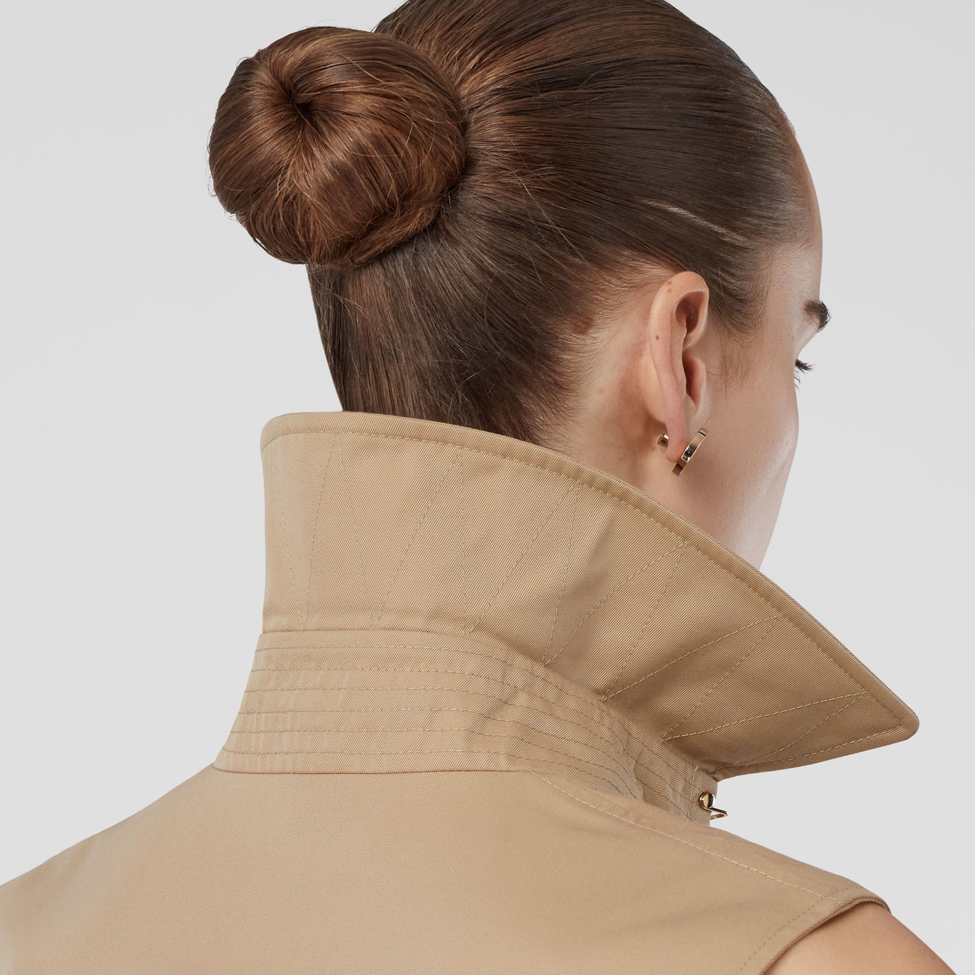 Robe trench sans manches - Honey