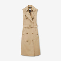 Robe trench sans manches - Honey