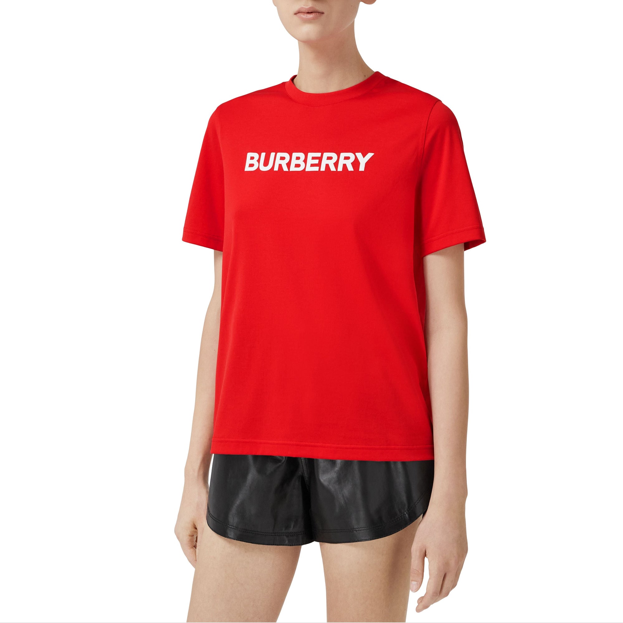 T-shirt en coton à logo - Bright Red