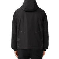 Veste à capuche imprimée à motif cavalier - Black