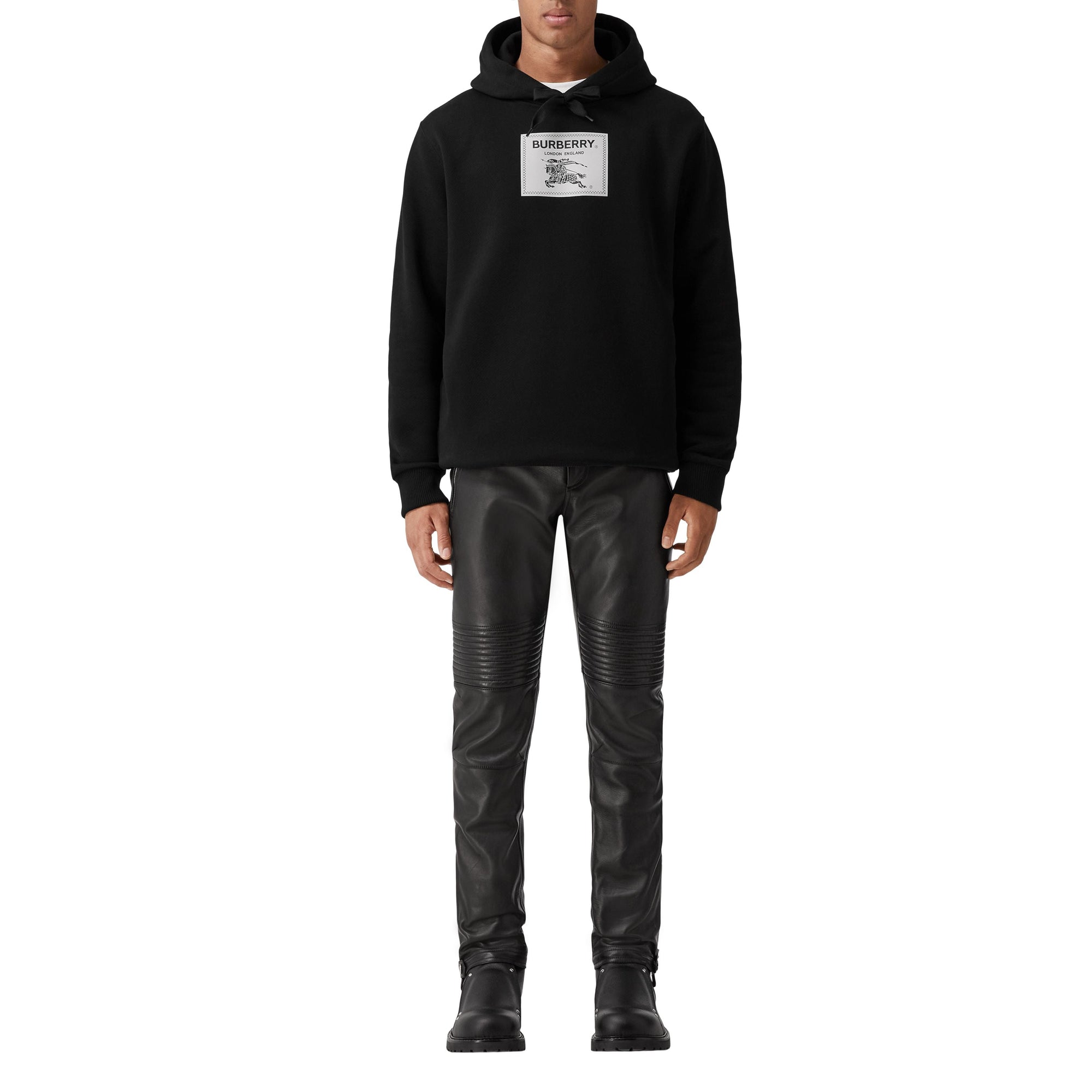 Sweat à capuche à étiquette Prorsum - Black