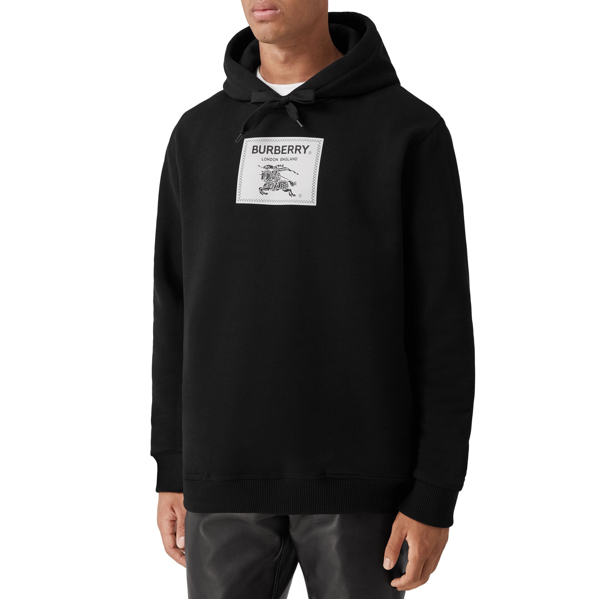 Sweat à capuche à étiquette Prorsum - Black