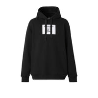 Sweat à capuche à étiquette Prorsum - Black