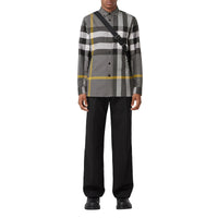 Chemise extensible à carreaux - Storm Grey Check