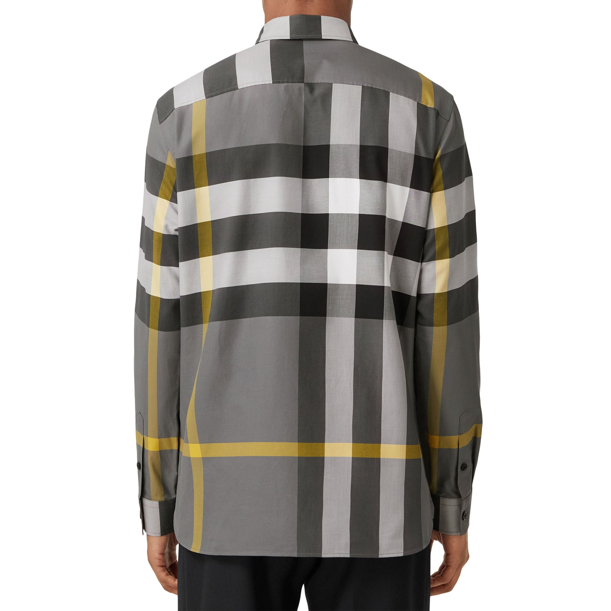Chemise extensible à carreaux - Storm Grey Check