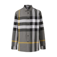 Chemise extensible à carreaux - Storm Grey Check