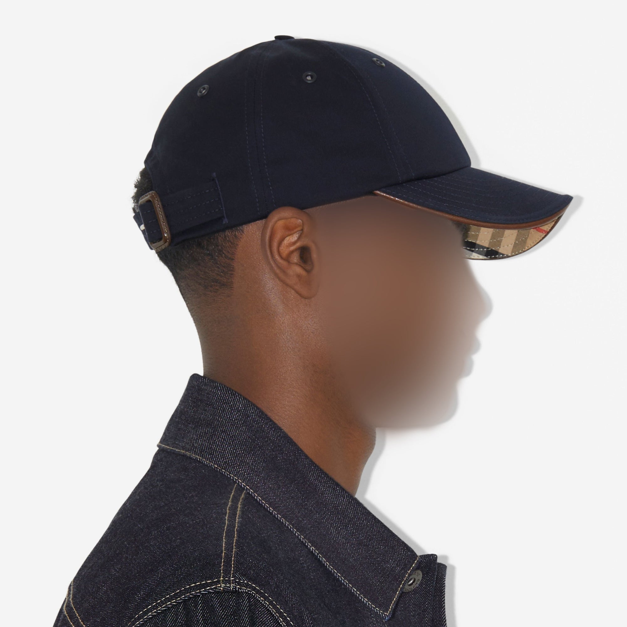 Casquette à motif monogramme - Coal Blue