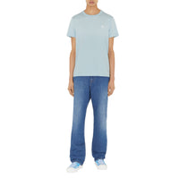 T-shirt à motif monogramme - Duck Egg Blue