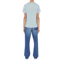 T-shirt à motif monogramme - Duck Egg Blue