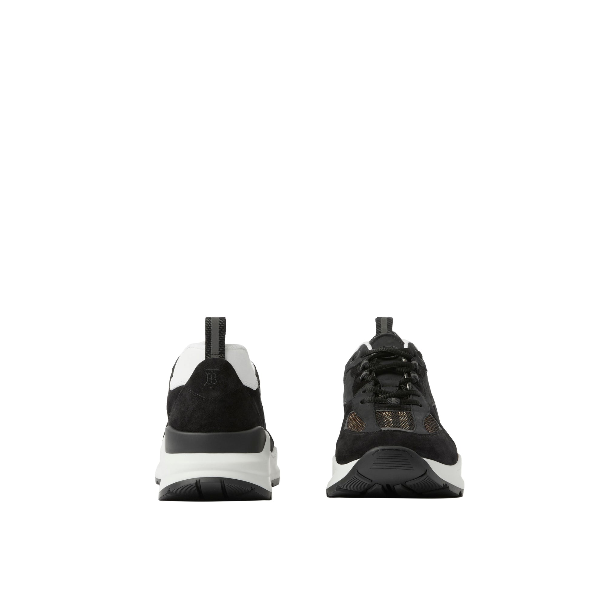 Sneakers multimatières - Black