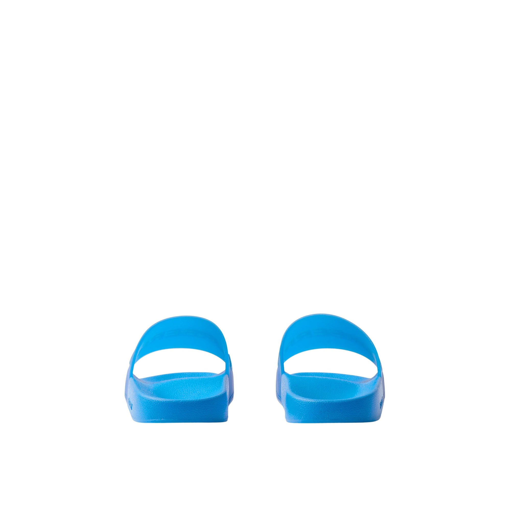 Mules plates à logo - Vivid Blue