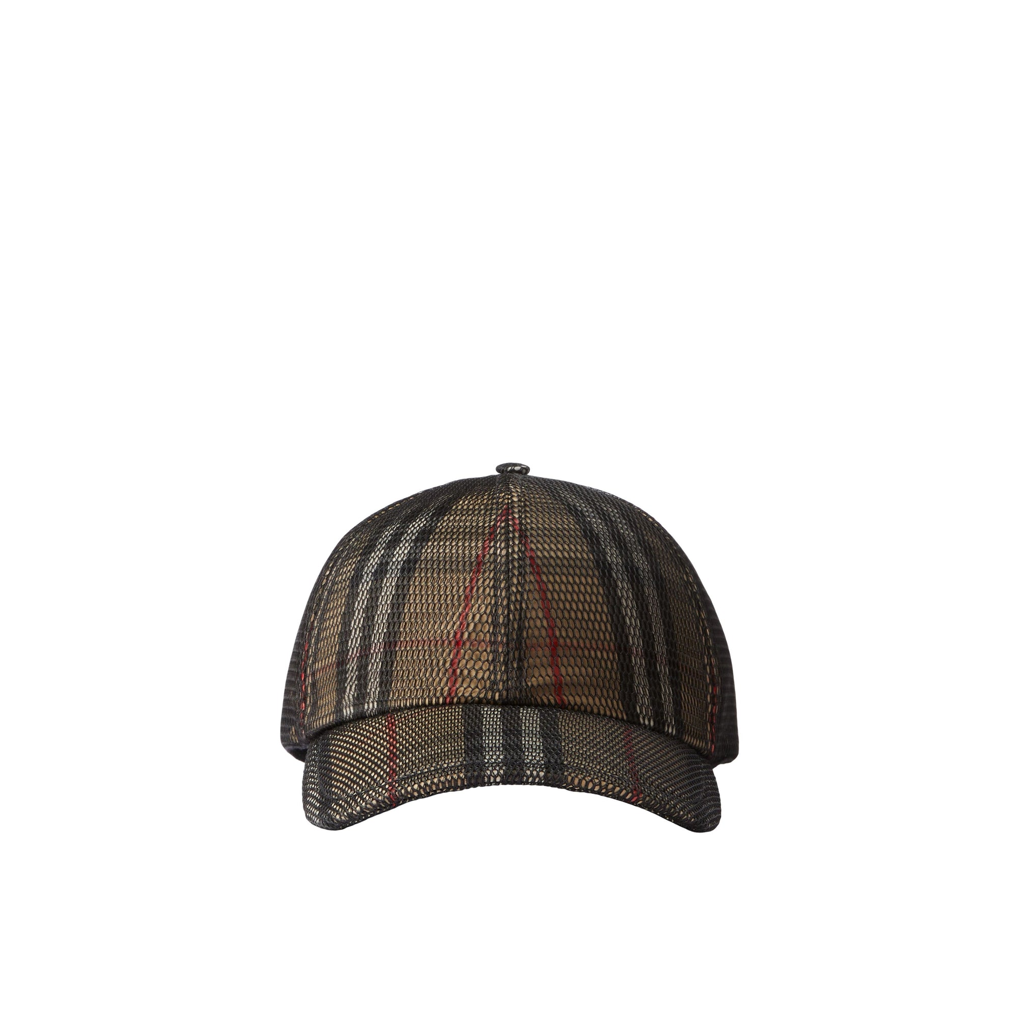 Casquette à motif check - Beige Check & Black