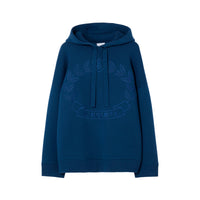 Sweat à capuche oversize en cachemire - Rich Navy