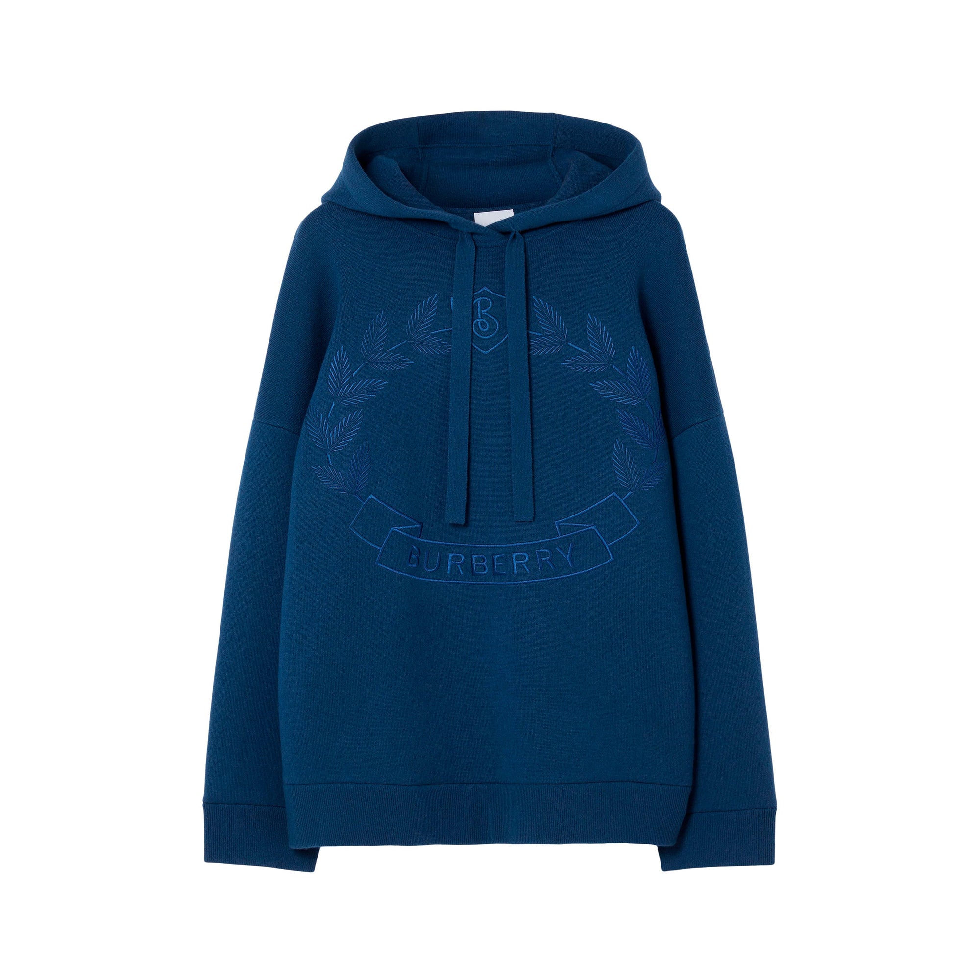 Sweat à capuche oversize en cachemire - Rich Navy