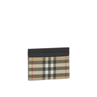 Porte-cartes en cuir à motif Vintage check - Archive Beige